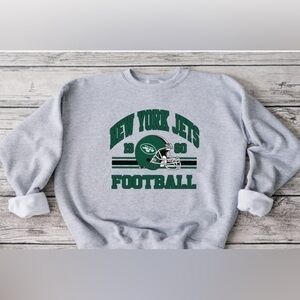 Jets Retro Helmet Crewneck